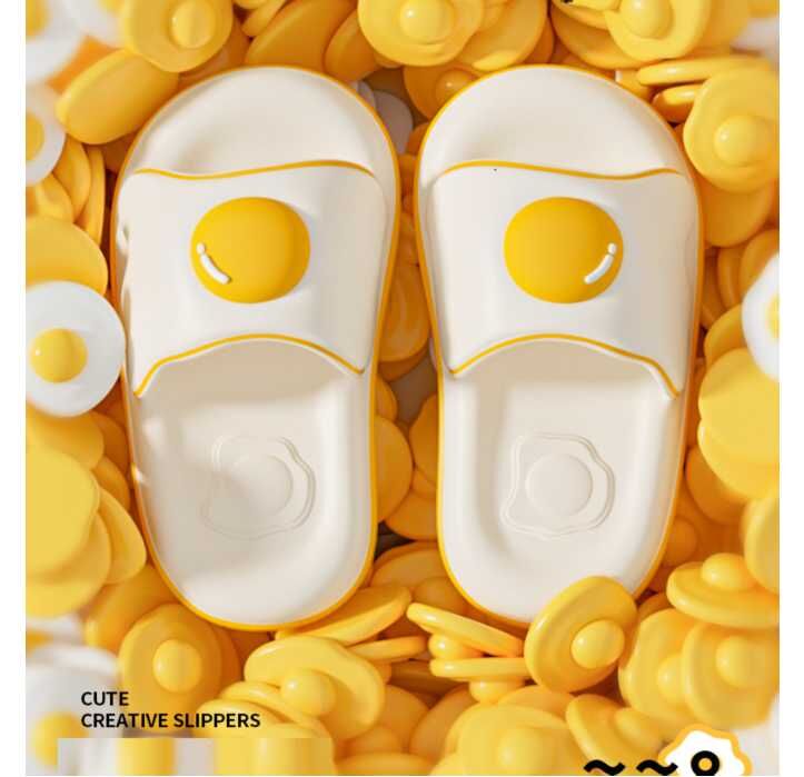 Late Time |荷包蛋 EVA兒童拖鞋 |成人拖鞋 (36/37)