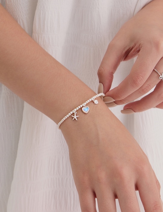 【925純銀】海洋心願珍珠手鍊