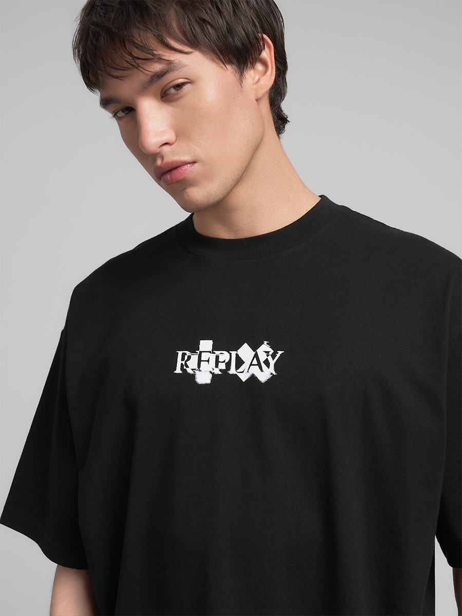 MARTIN GARRIX 聯名T-Shirt x REPLAY LOGO (黑色)