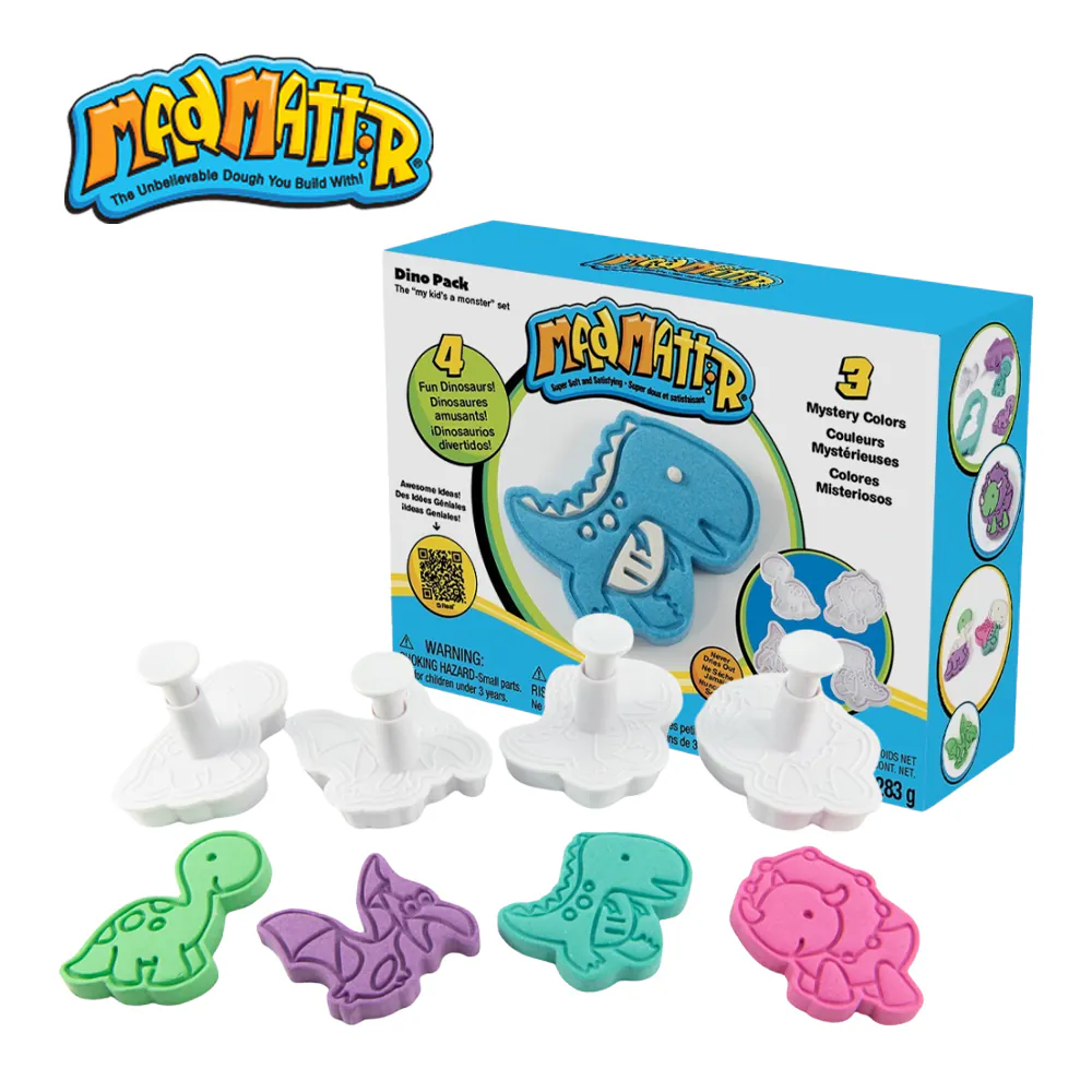 瑞典 Mad Mattr 瘋狂博士MM沙-恐龍造型創意禮盒組