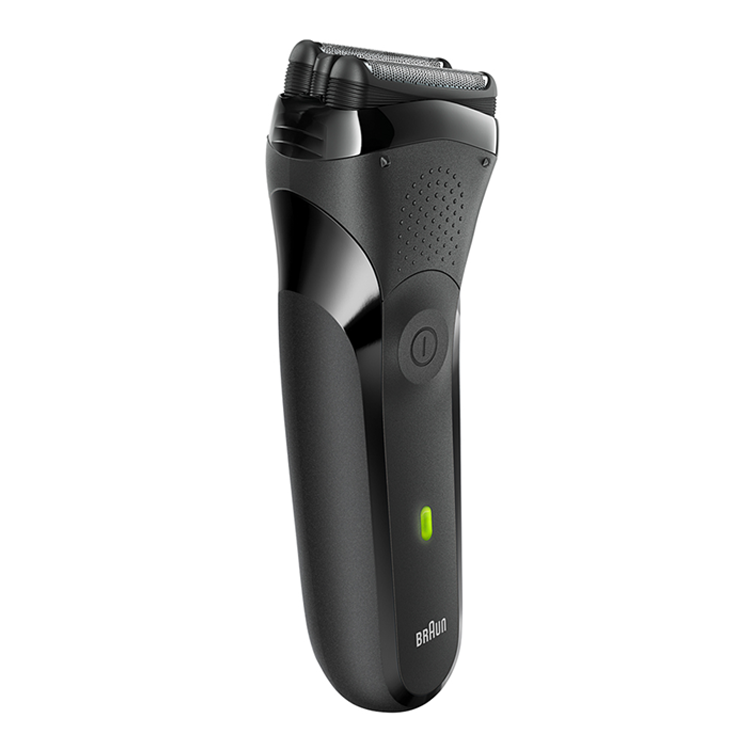 Braun 德國百靈 送旅行盒 三鋒系列電鬍刀-黑/紅(300s)