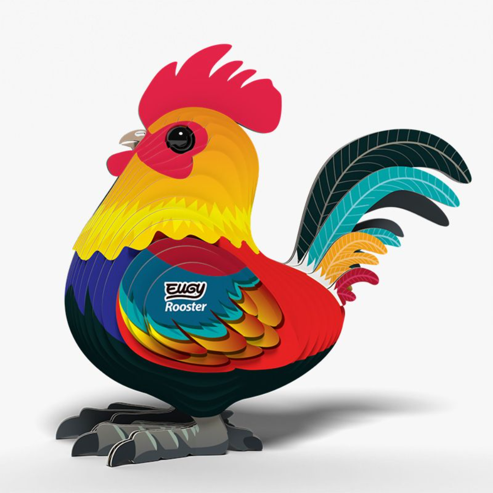 EUGY 3D Cardboard Kit Set Model - 133 Rooster