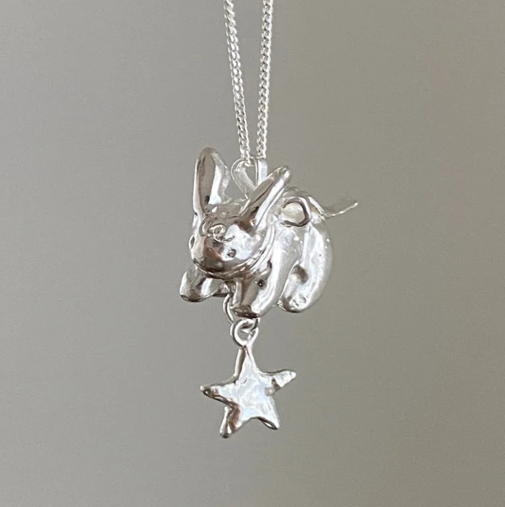 Ginger angel 飛行兔兔項鍊