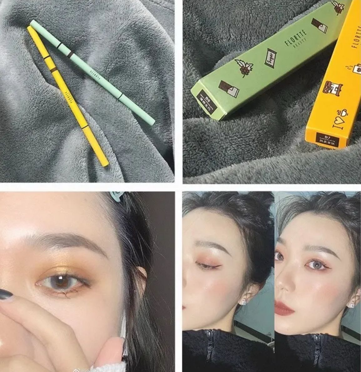Flortte Dual-Ended Retractable Precision Brow Pencil