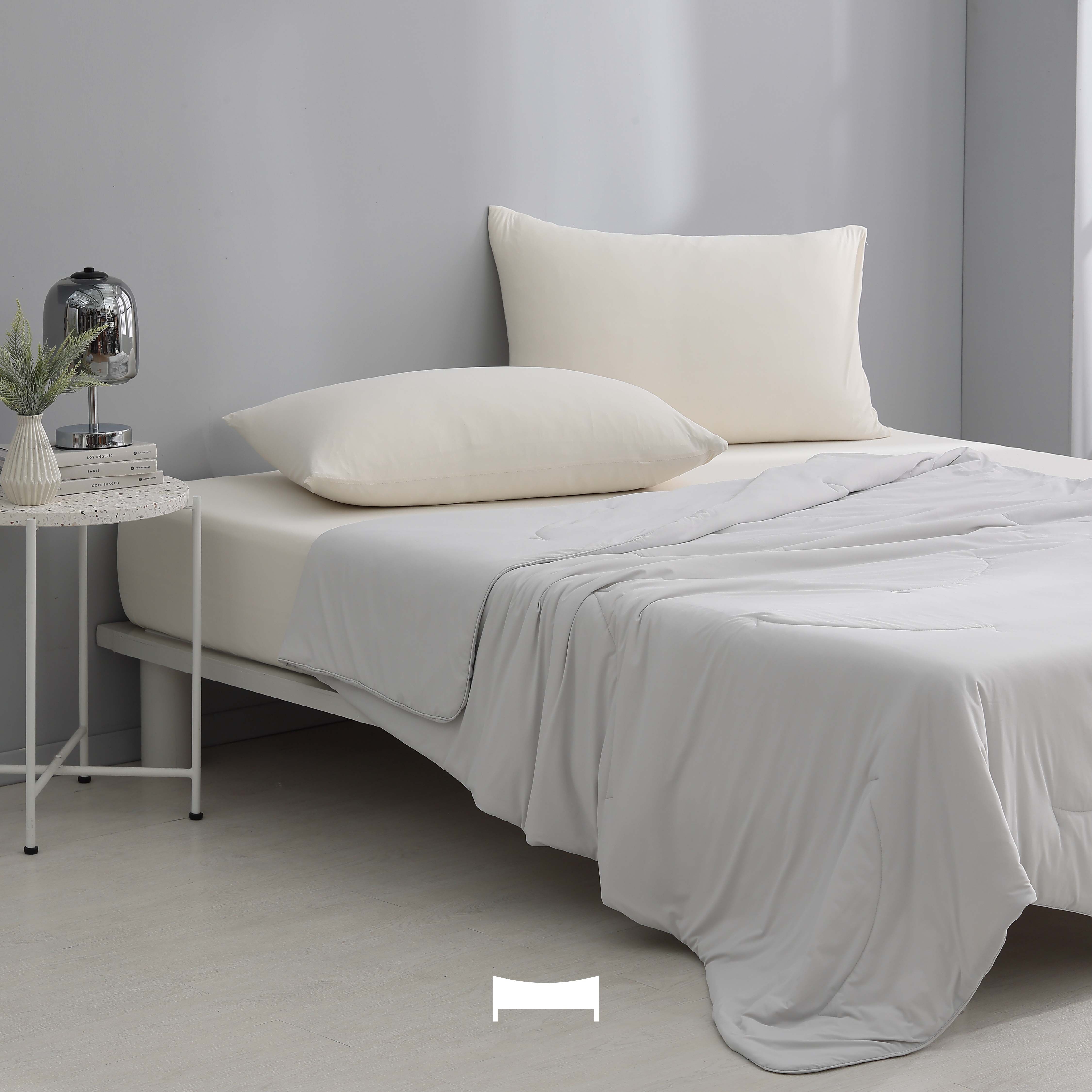 輕柔涼感｜星冰樂眠被《冰涼灰拿 CHILL GRAY》