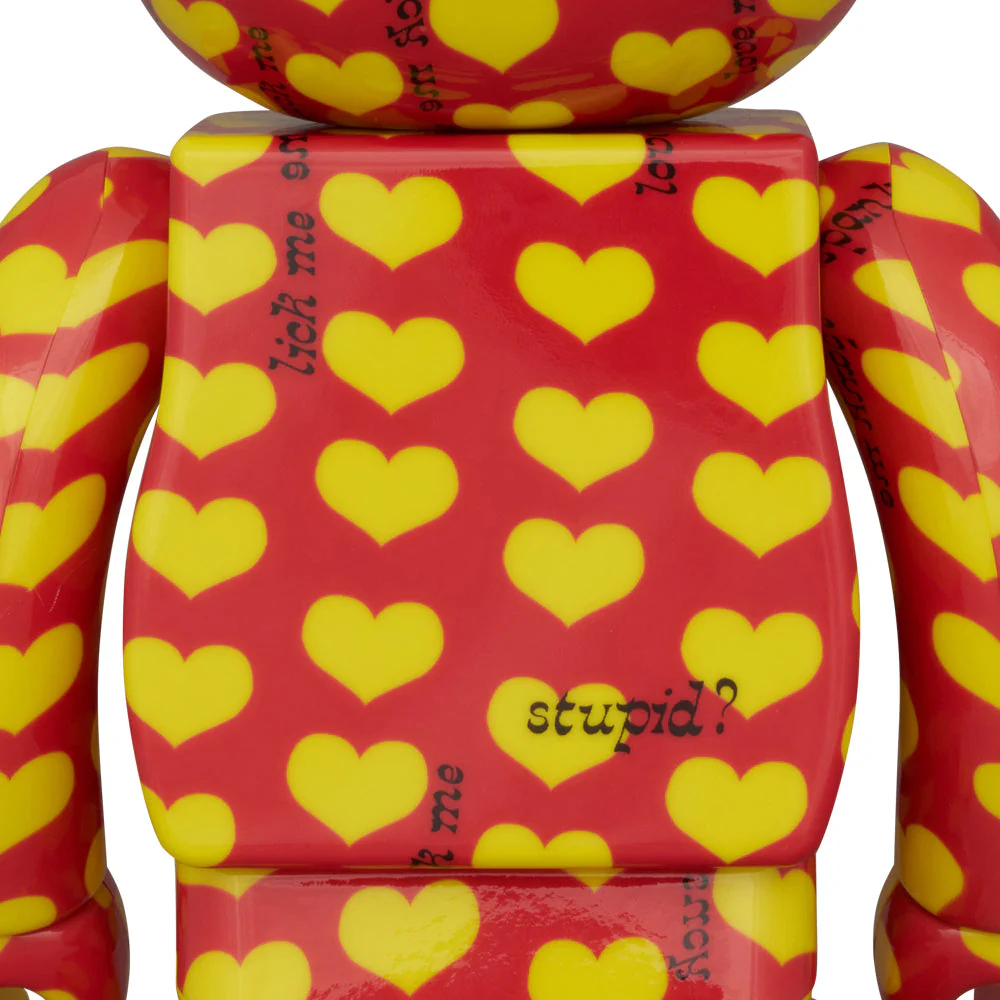 松本秀人 HIDE Yellow Heart Reverse Ver. 100％ & 400％ BE@RBRICK