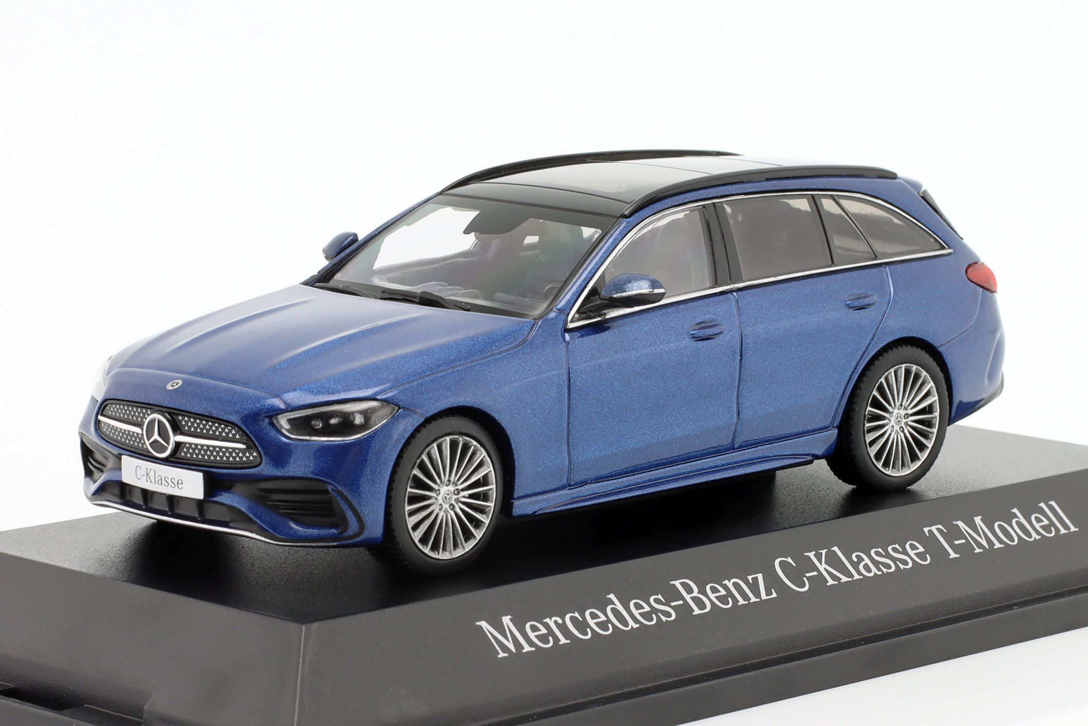 1/43 Herpa Mercedes C-Class (S206) 2021 Estate Spectral Blue (B66960640)