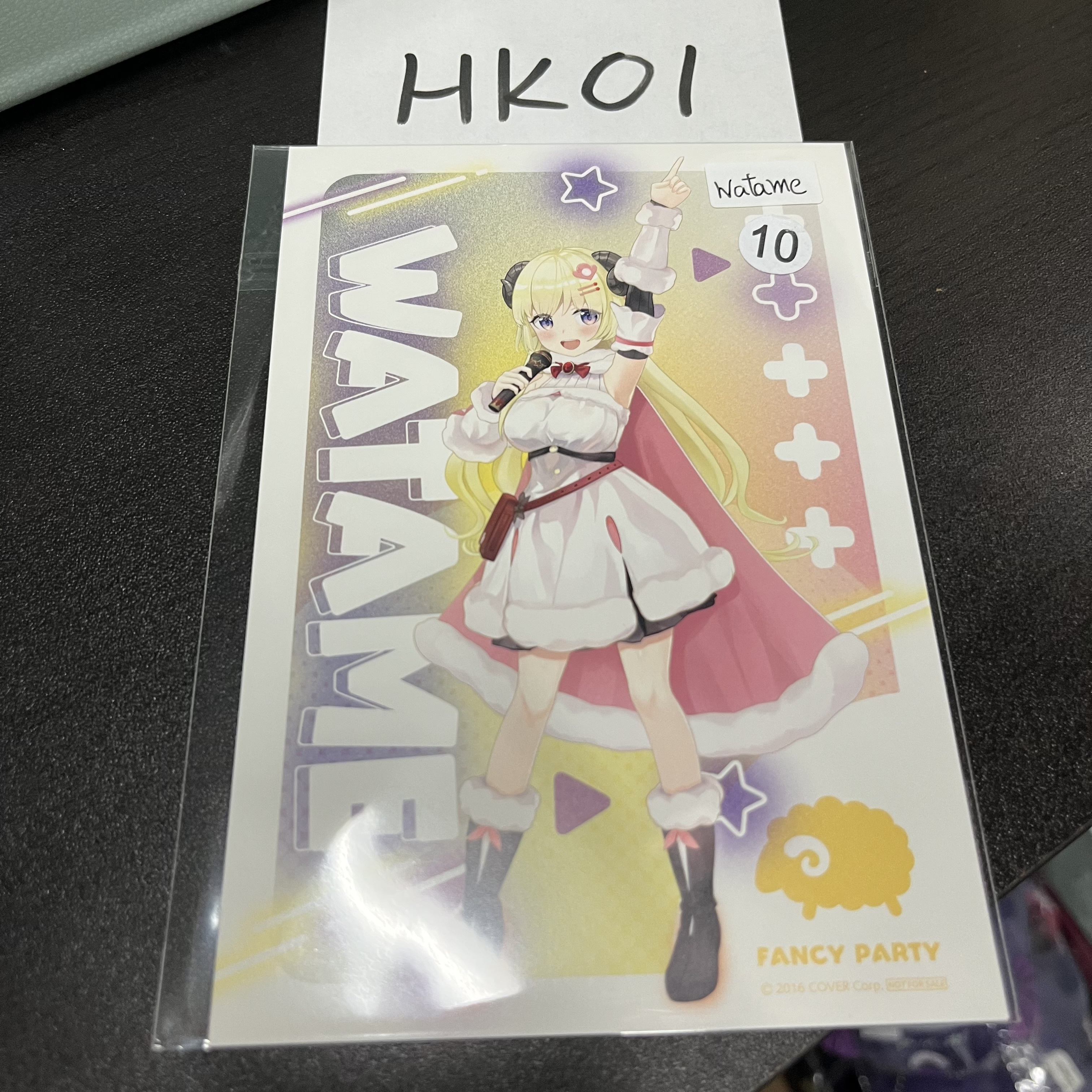 Hololive watame 明信片 #HK01