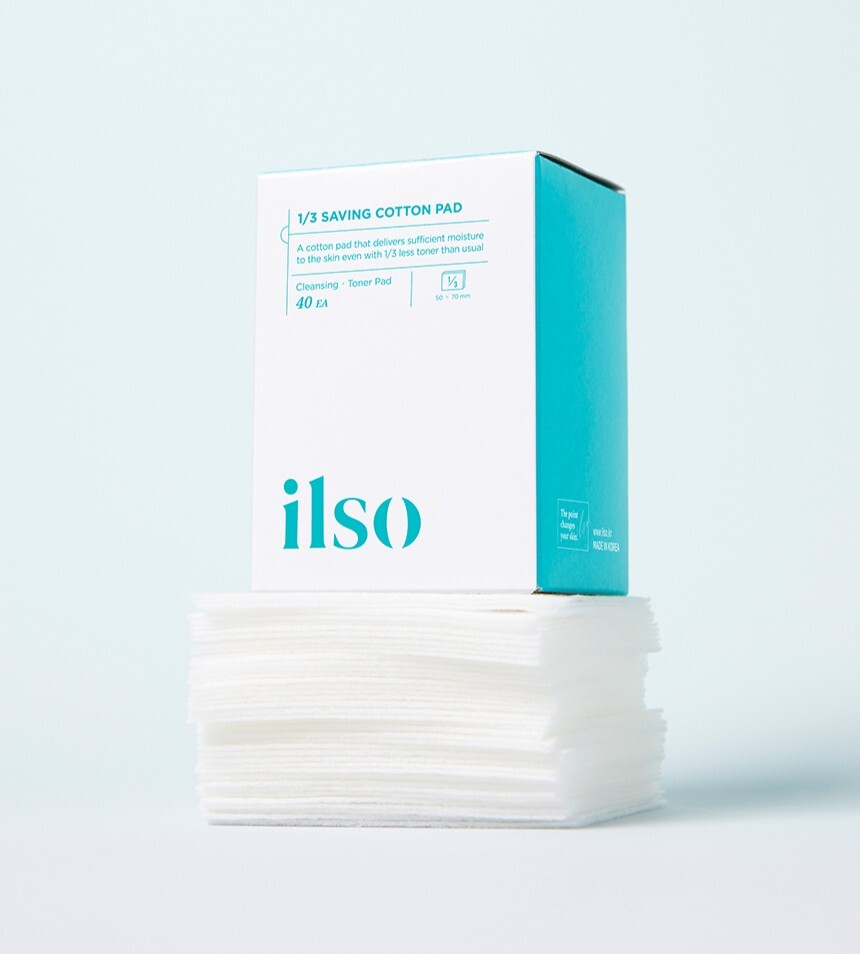 ilso 專用濕敷化妝棉 | 1/3超輕薄 x 快速吸收 x 減少保養品使用量
