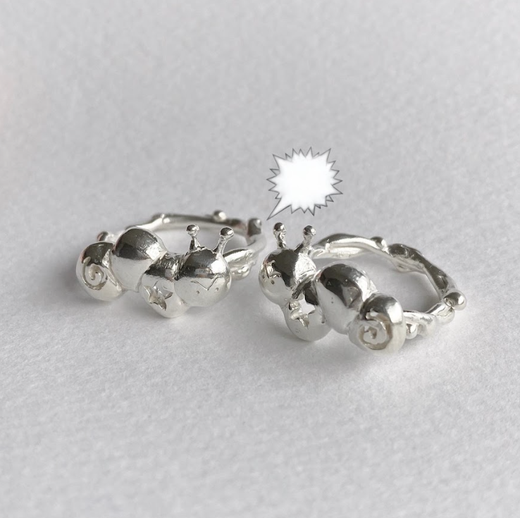 Ginger angel 憤怒毛毛蟲戒指