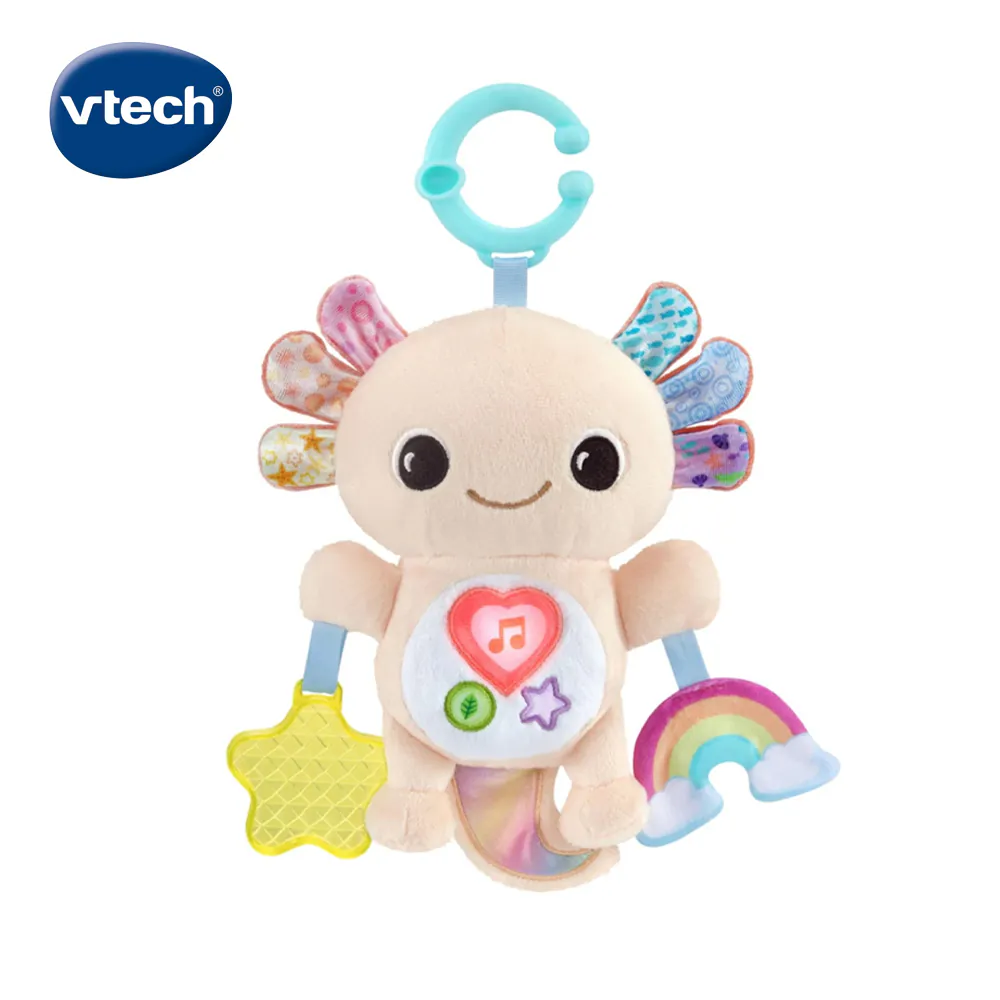 《 英國 Vtech 》  彩虹聲光安撫小蠑螈