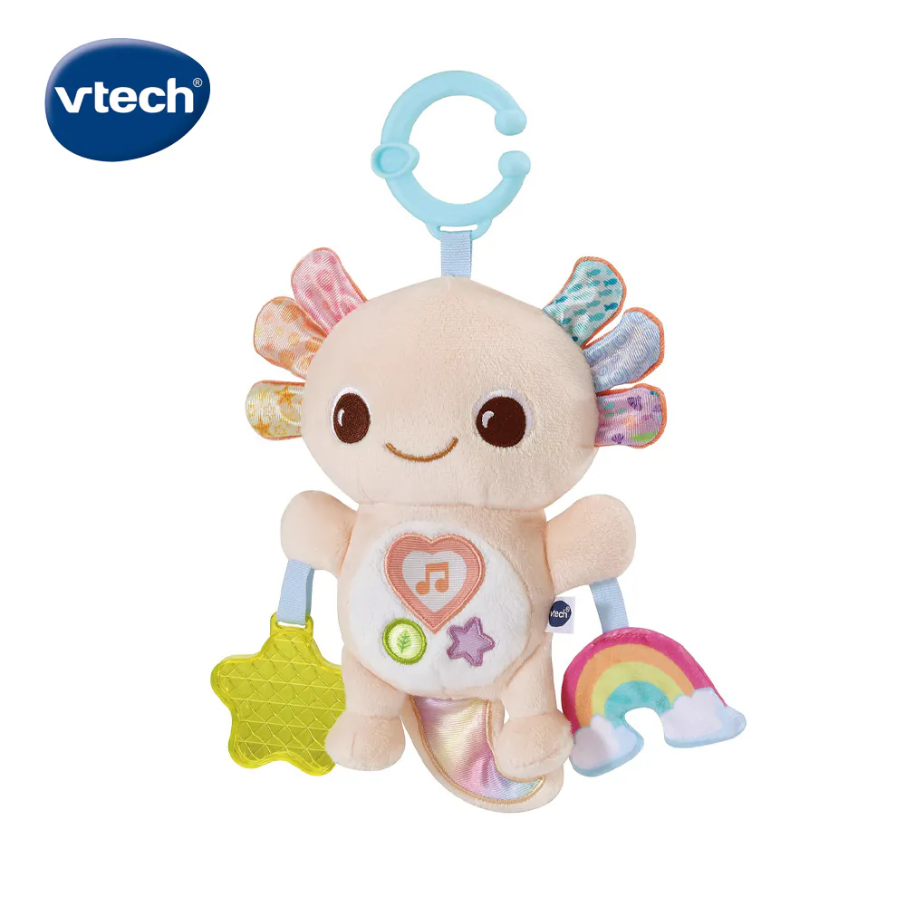 《 英國 Vtech 》  彩虹聲光安撫小蠑螈