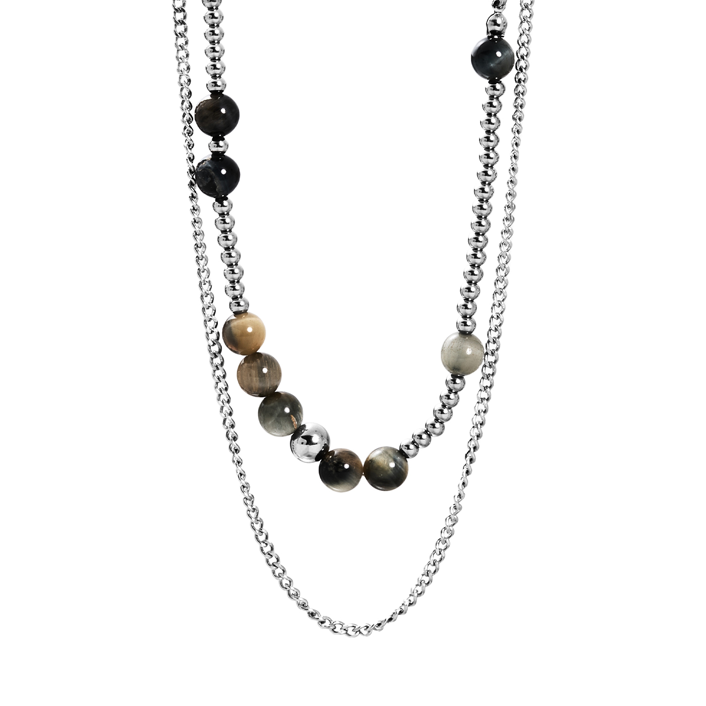 鋼飾,金曜石,天然石,項鍊,平價飾品,男生飾品