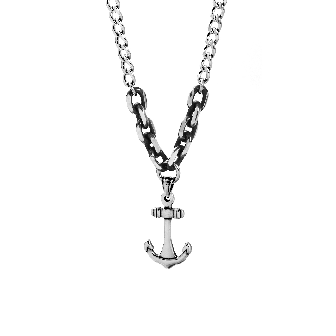 鋼飾,船錨,項鍊,平價飾品,男生飾品