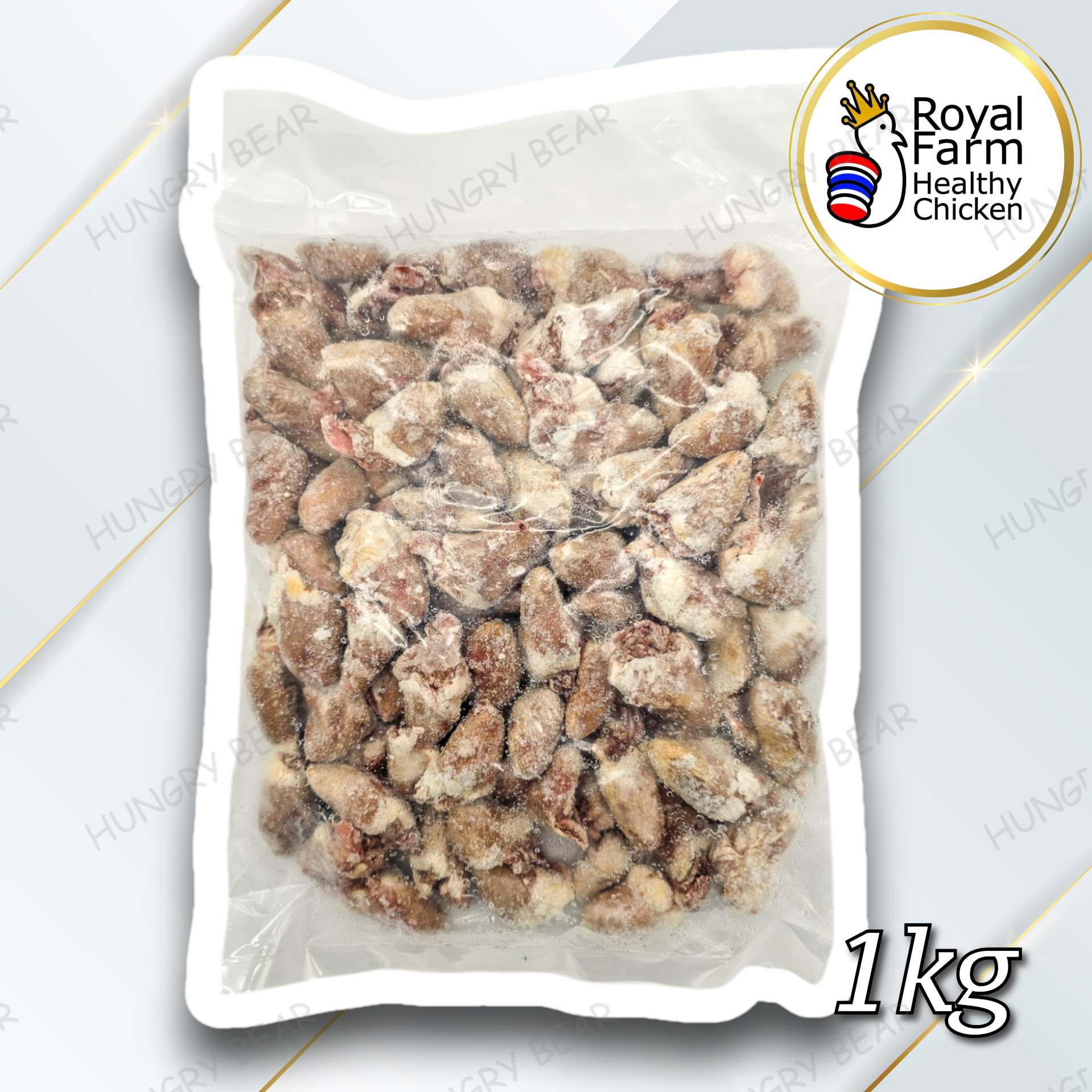 泰國無激素雞心 HALAL 1KG  (急凍-18°C)