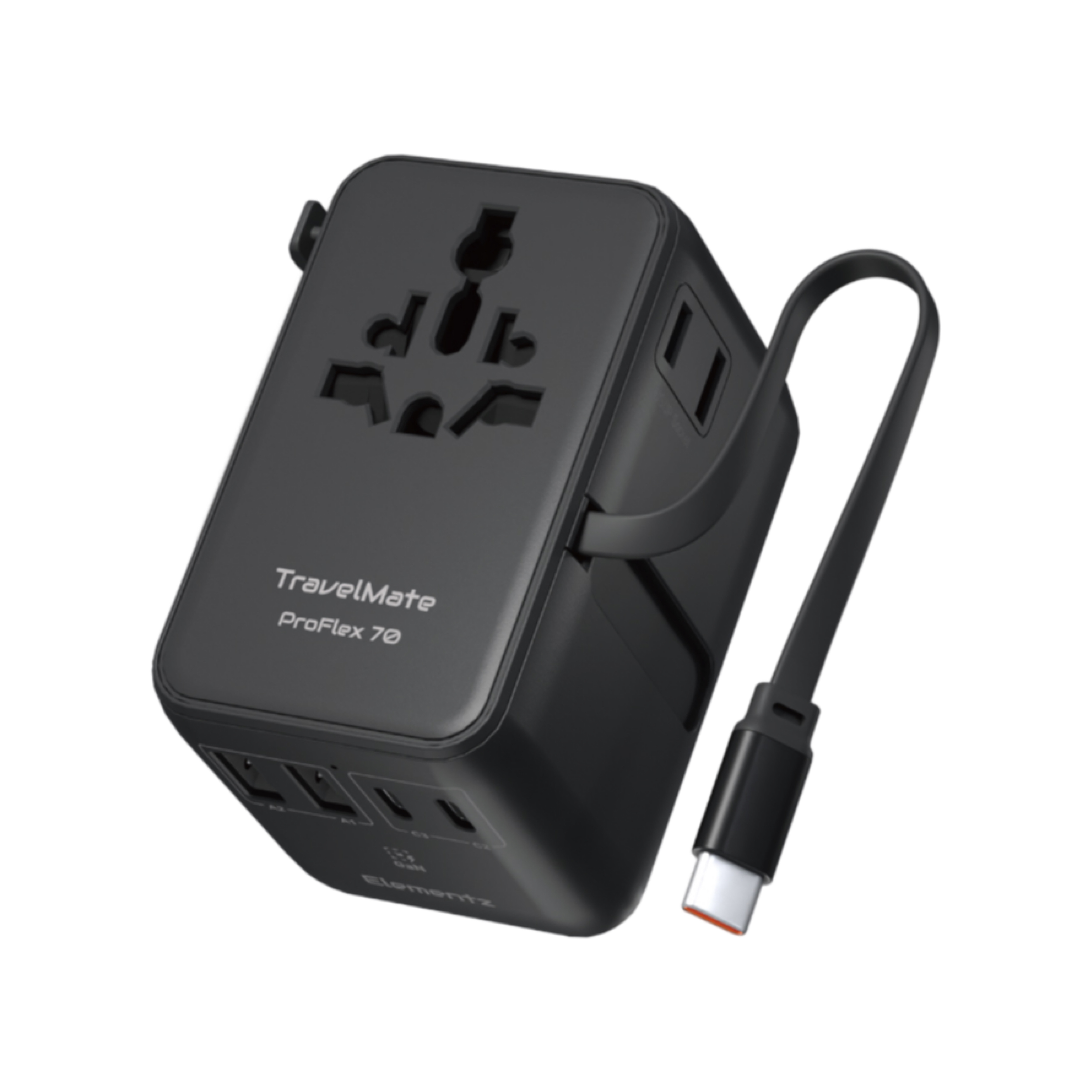 Elementz TravelMate ProFlex 70W 旅行轉插 (PT-W70H)