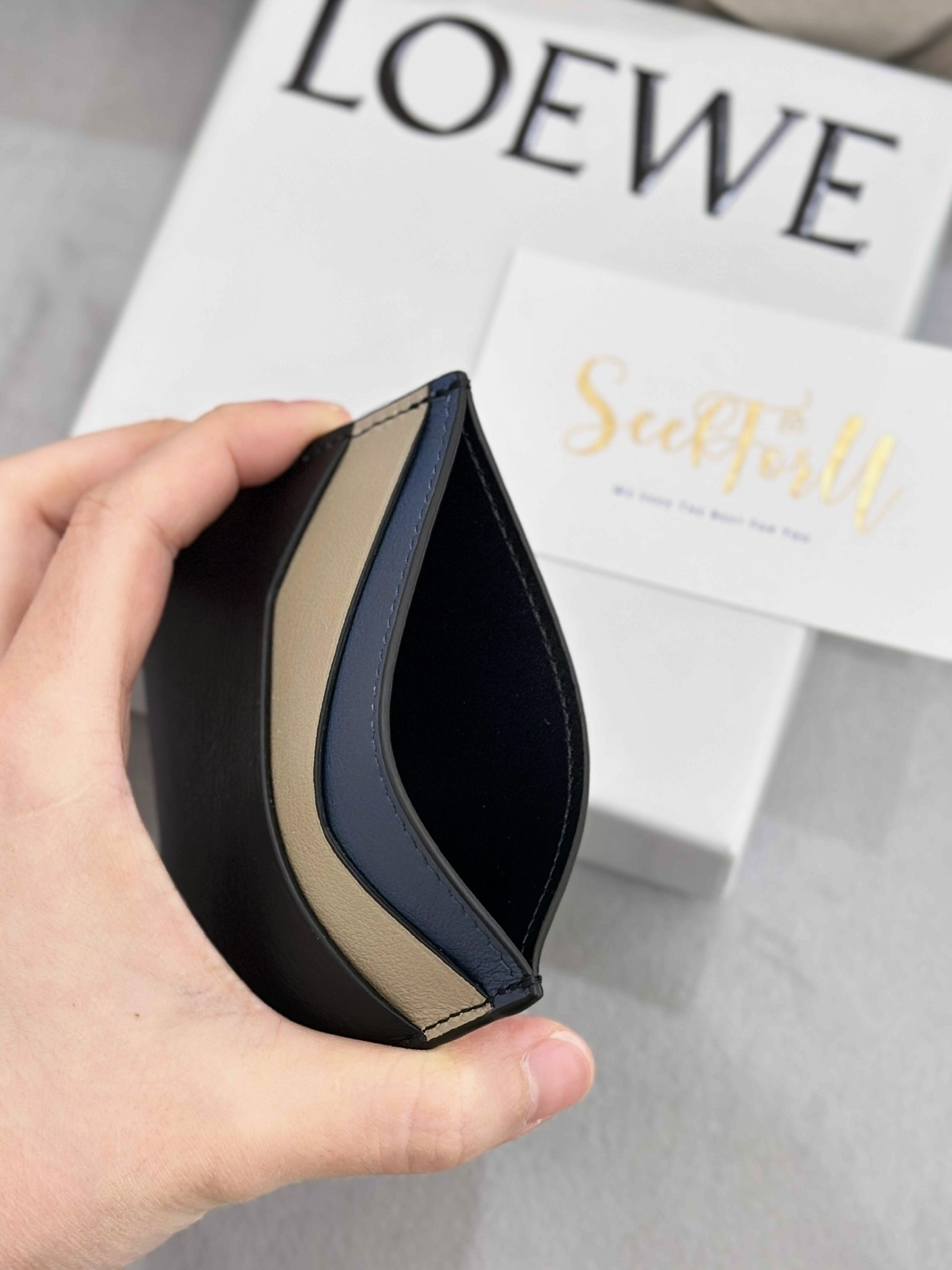 LOEWE Puzzle Plain Cardholder