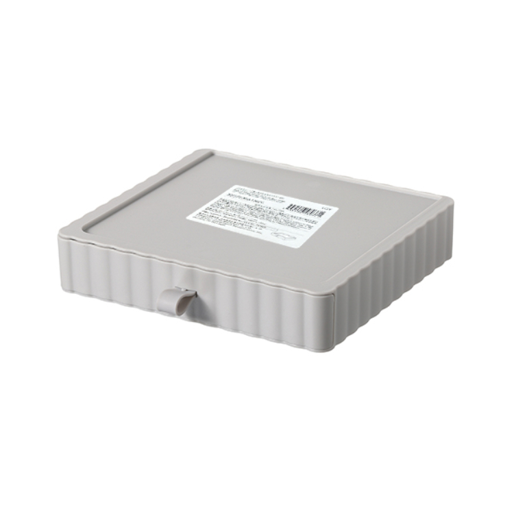 TP 堆疊式抽屜收納盒/灰 20cm×4.2cm×18cm