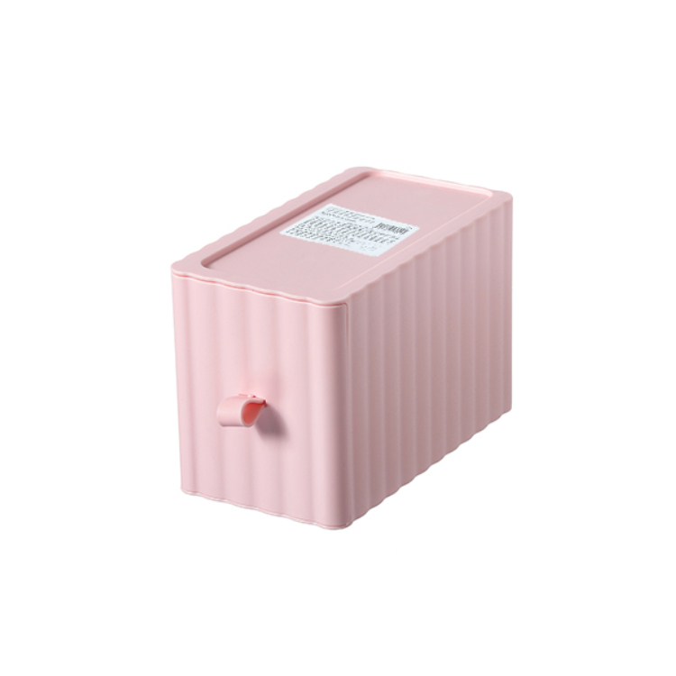 TP 堆疊式抽屜收納盒/粉 10cm×12.2cm×18cm