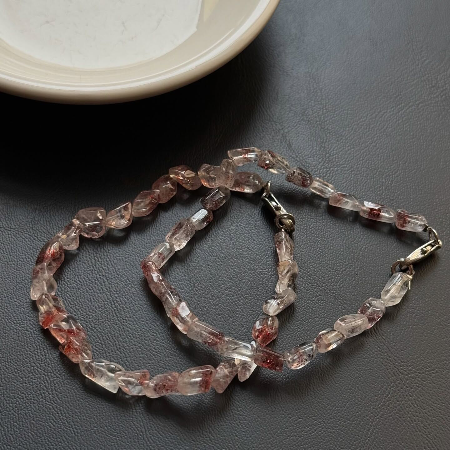 [原石] 金草莓超七 水晶手鏈