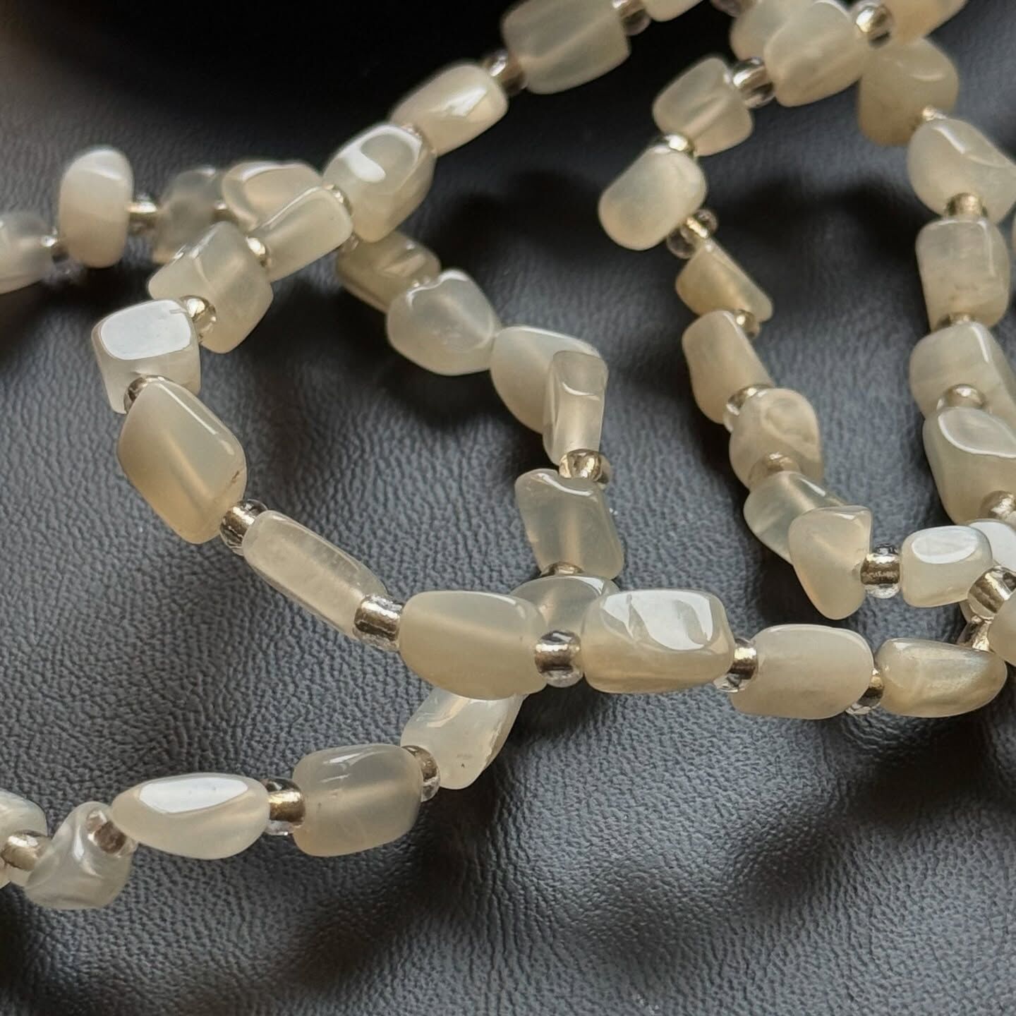 [原石] 白月光石 水晶手串