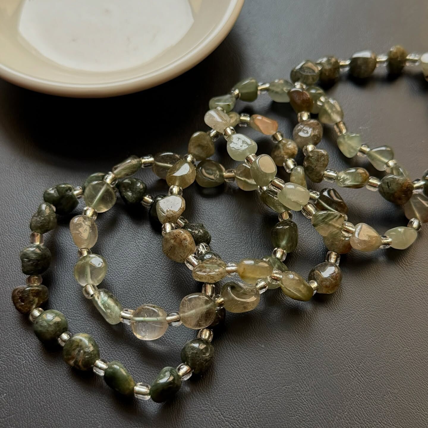 [原石] 幽靈水晶 水晶手串