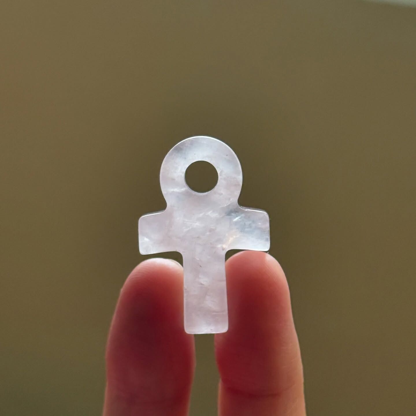 [原石] 粉晶 安卡生命之符 保護能量