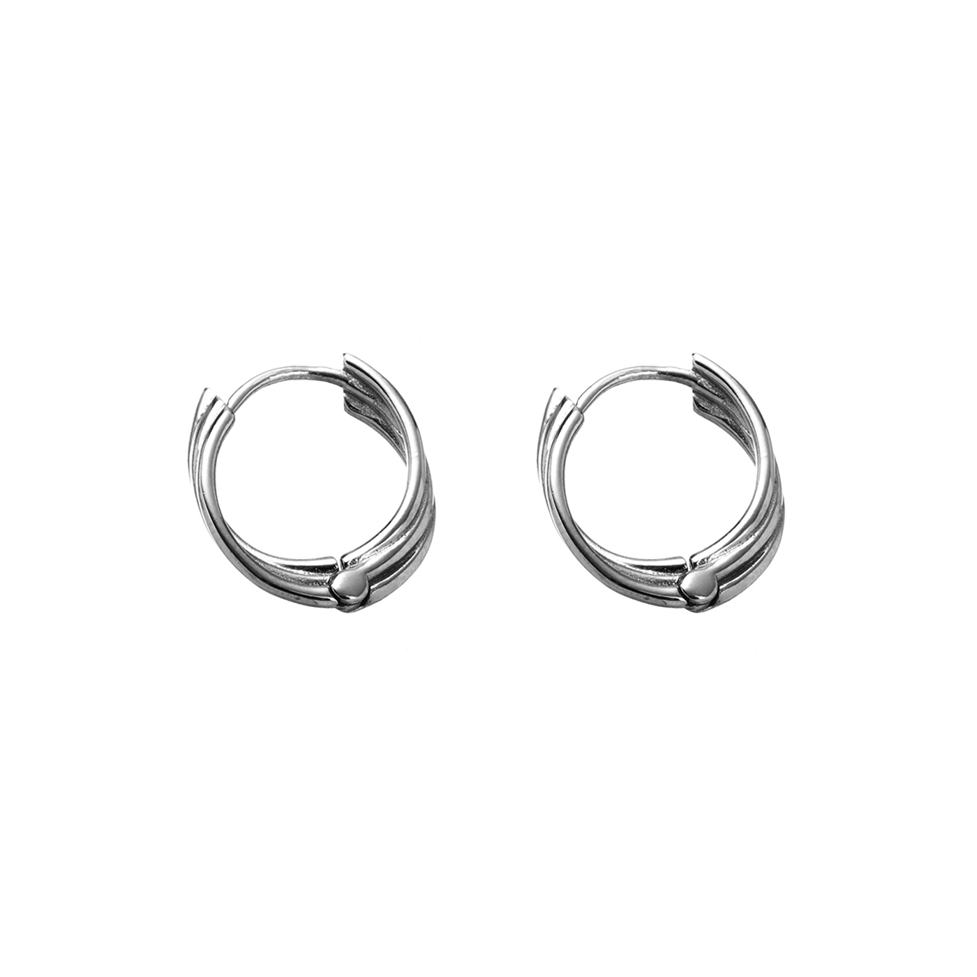 純銀,圈圈耳環,平價飾品,男生飾品