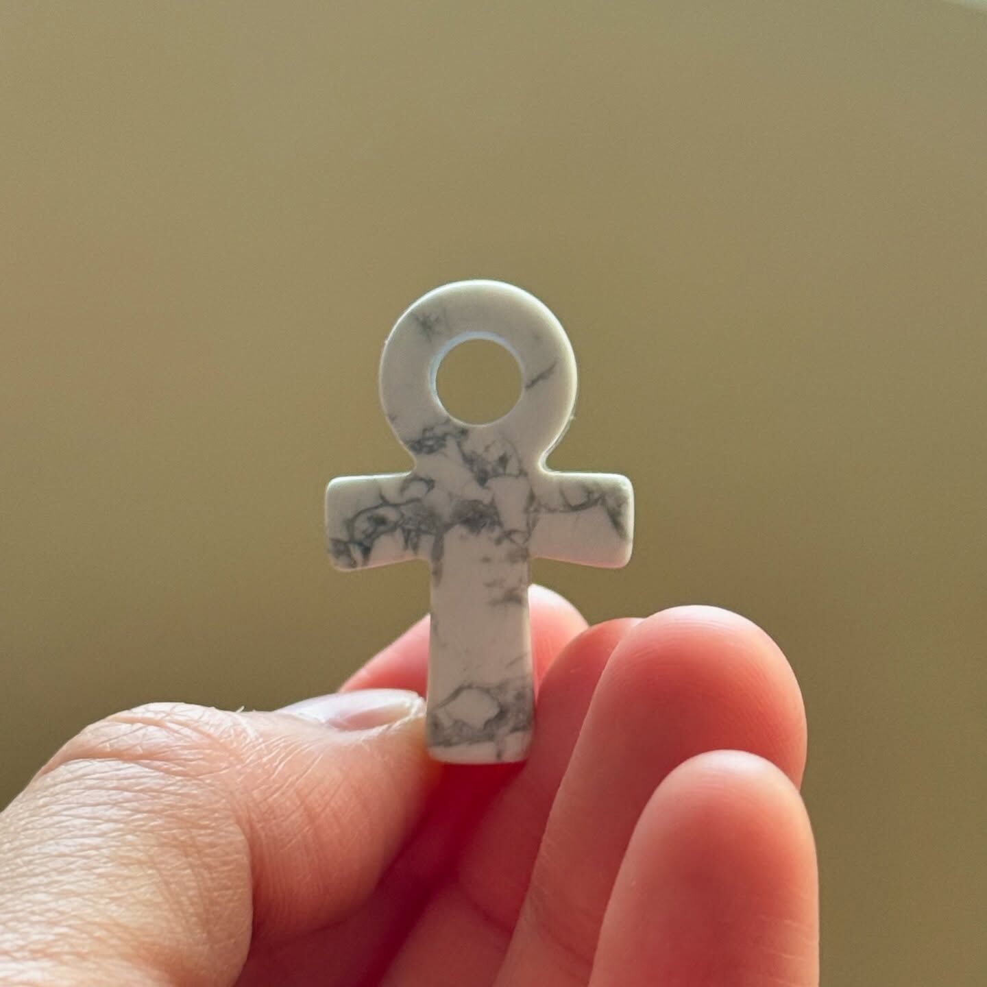 [原石] 白松石 安卡生命之符 保護能量