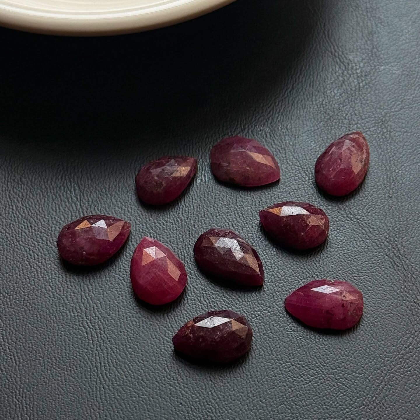 [原石] 紅寶石 水晶蛋面 裸石蛋面