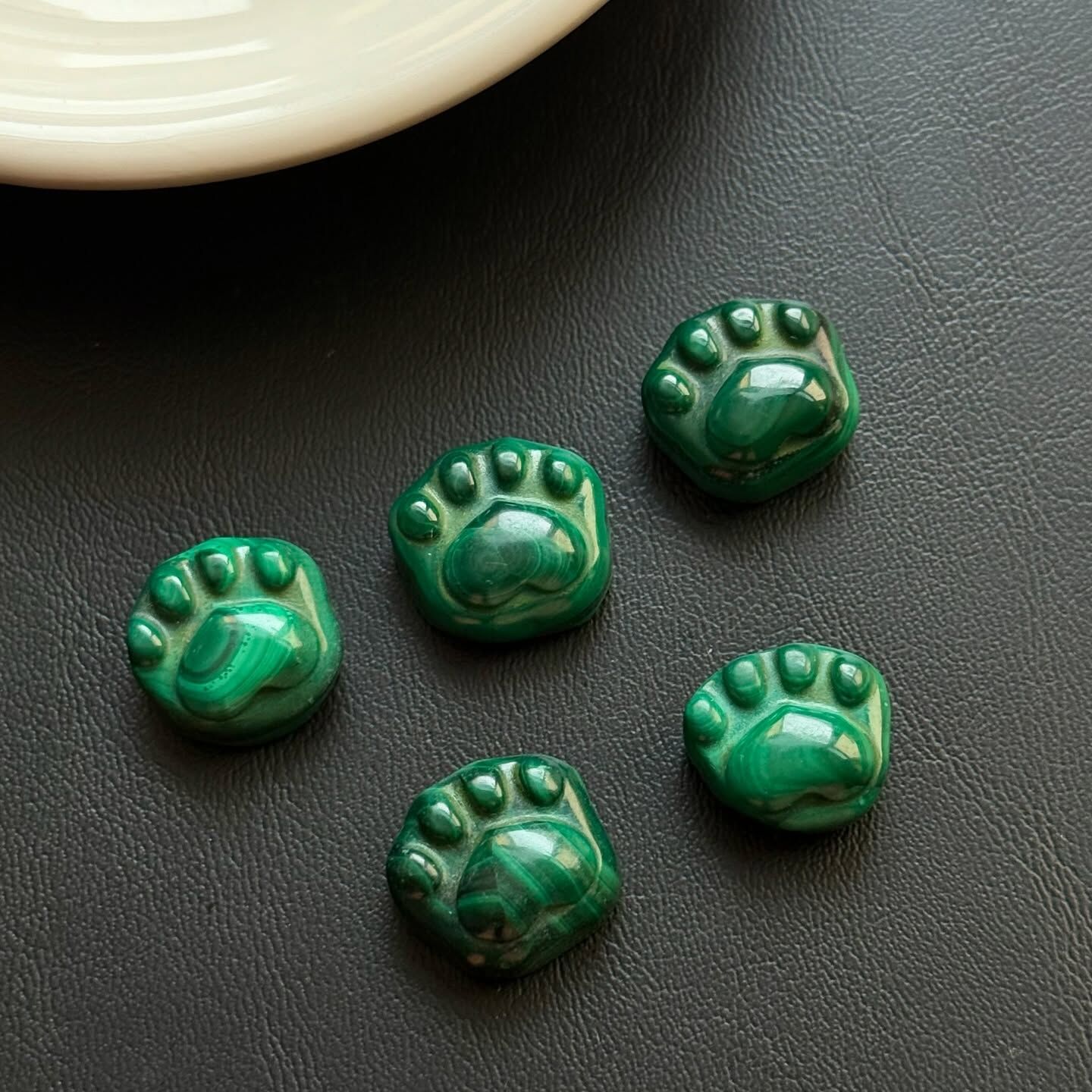 [原石] 孔雀石 貓掌