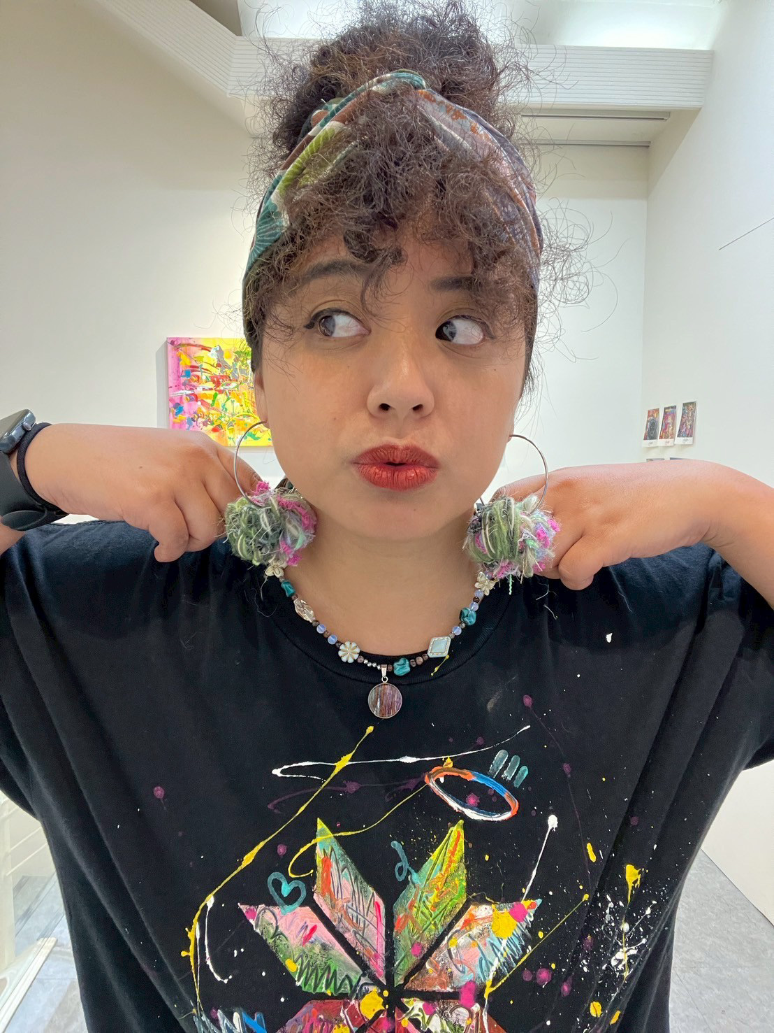 慕球手作 / 毛球耳環