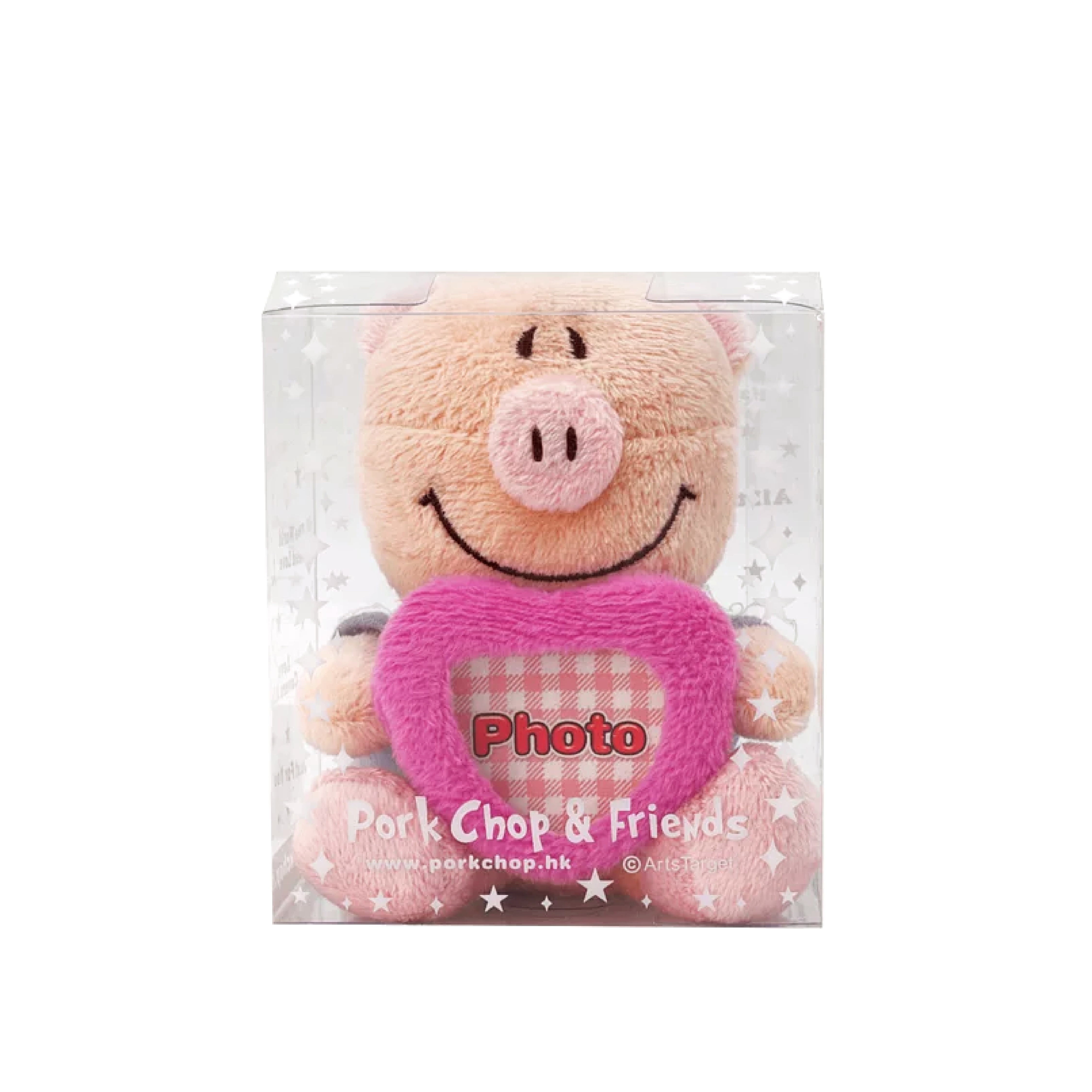 P.C 世界需要愛 (A) 3.5吋 - 抱抱心形相框 (玫紅)