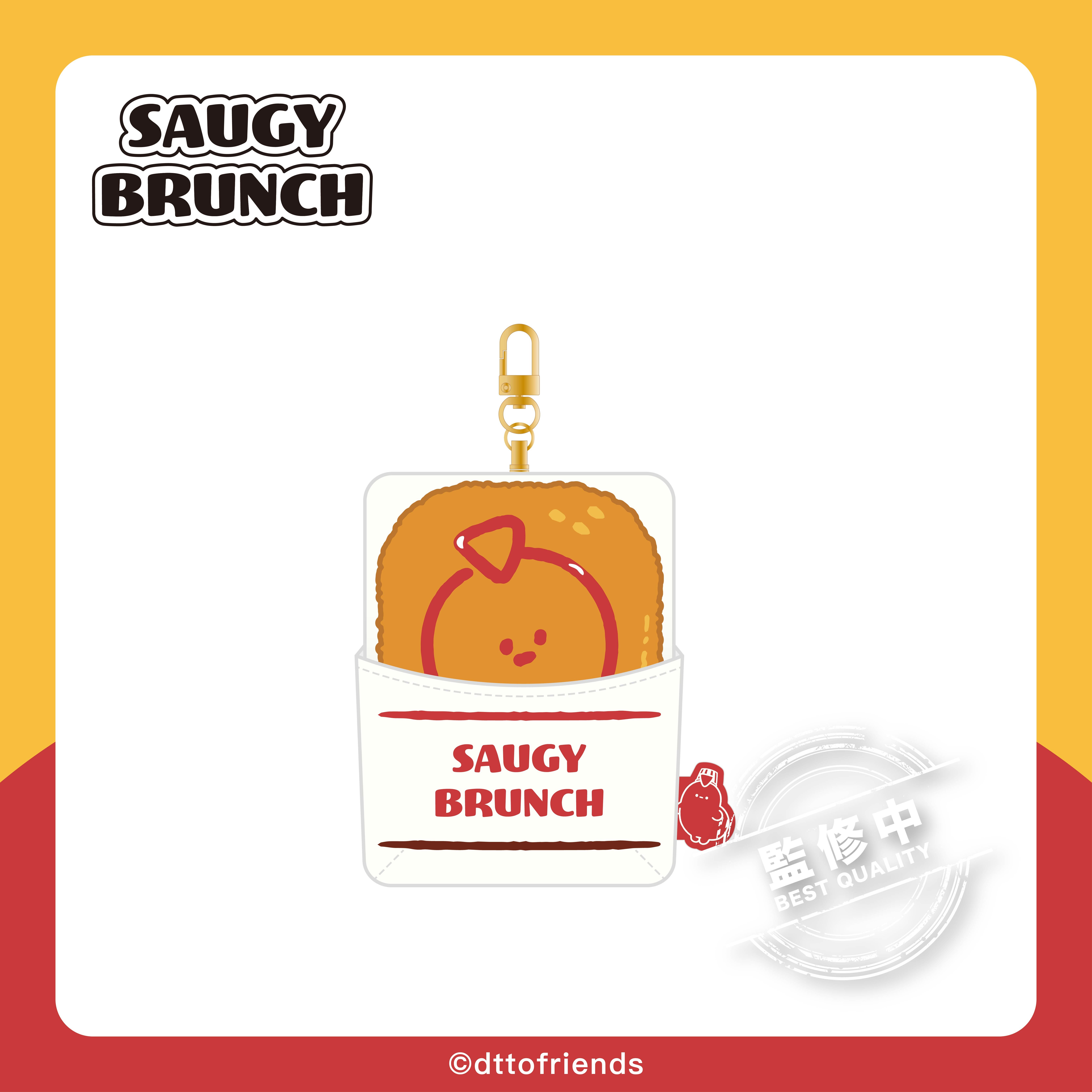 dtto friends-saugy brunch系列-絨毛卡套-薯餅Dinu