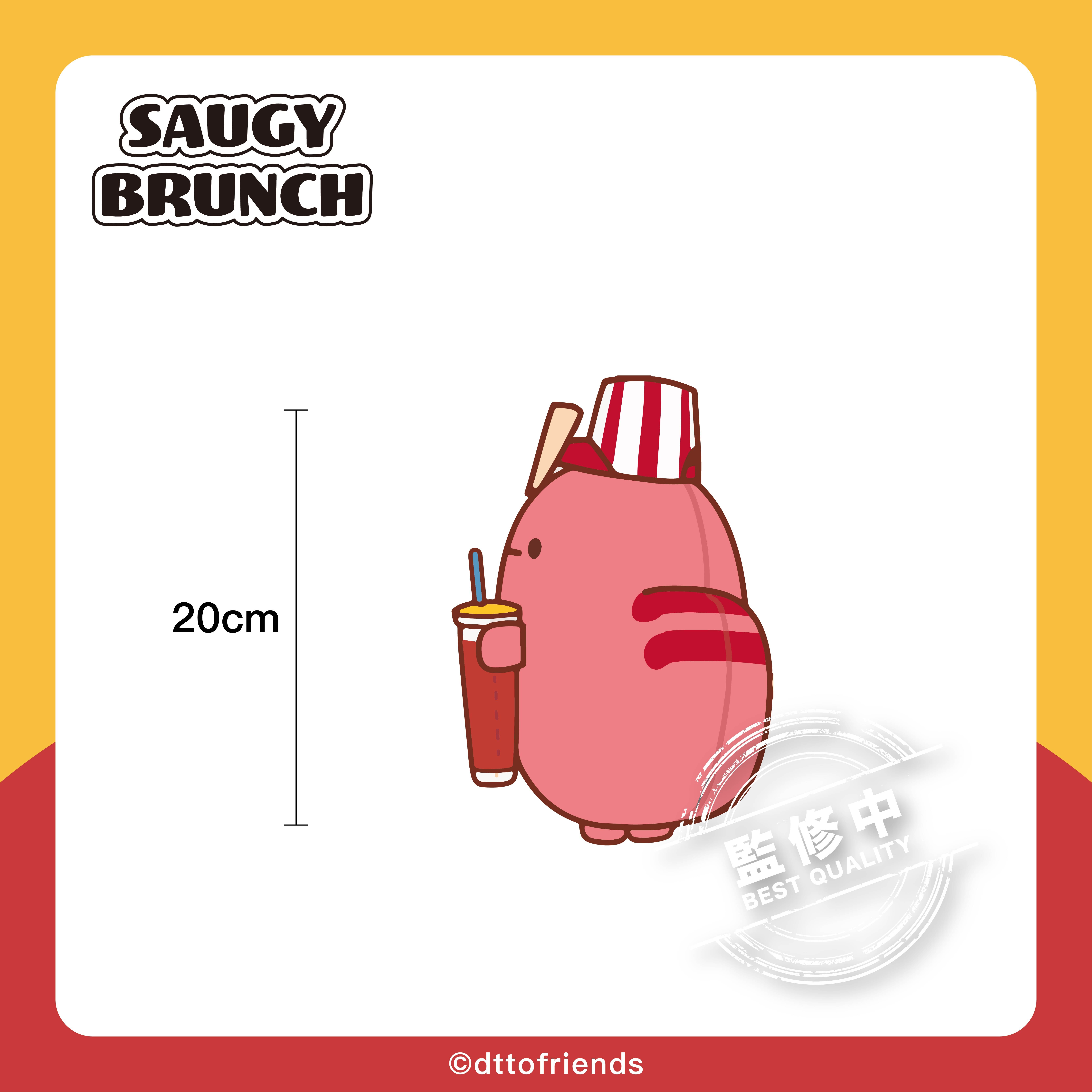dtto friends-saugy brunch系列-絨毛娃娃(20cm)-Saugy