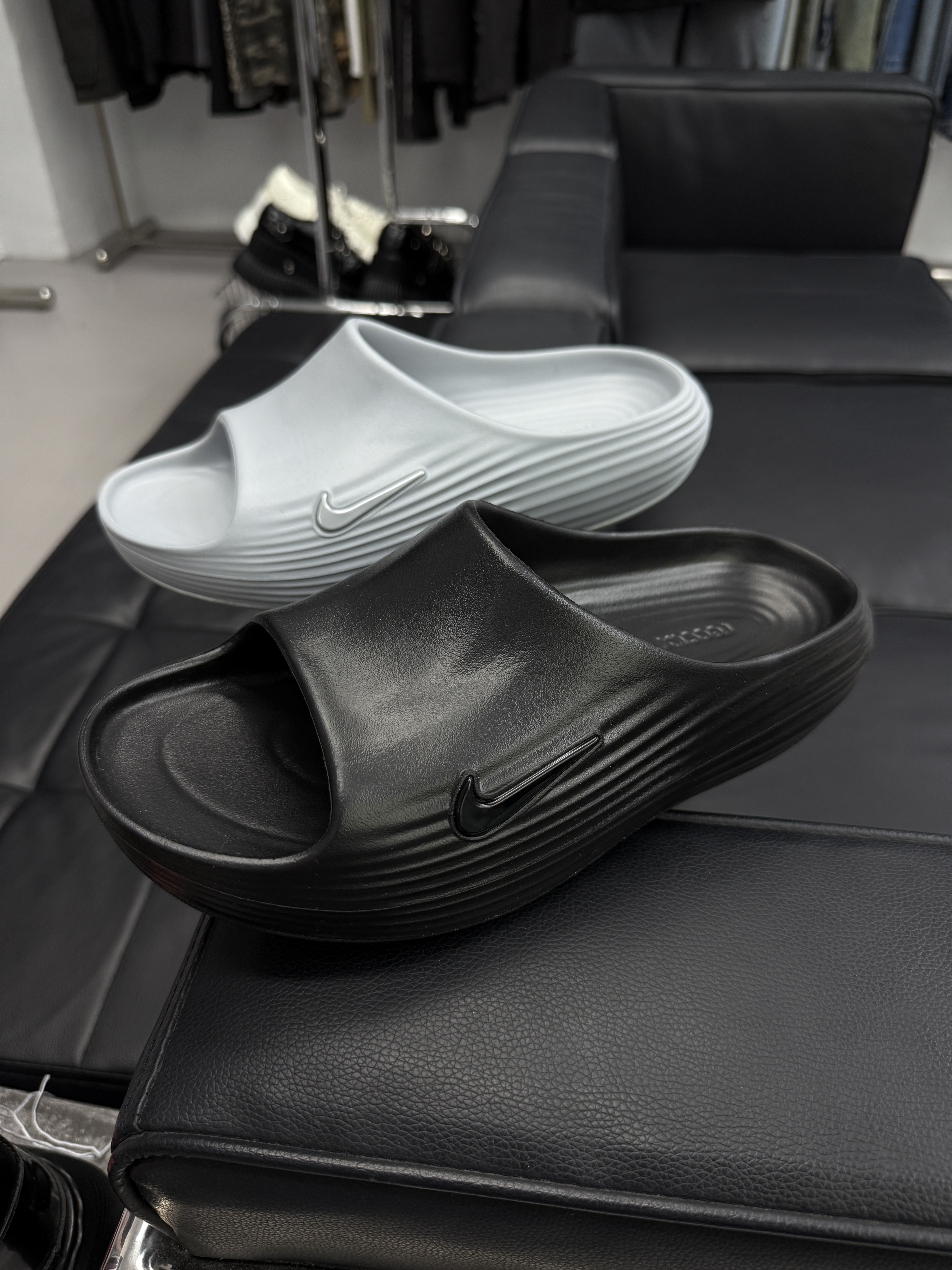 Nike ReactX Rejuven8 Slide 黑武士 橡膠底 防水 拖鞋 男款 HV4479-001