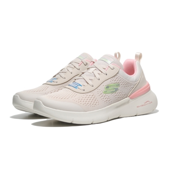 SKECHERS 慢跑鞋 SKECH-AIR DYNAMIGHT 2.0 米粉 記憶墊 女 150370NTPK