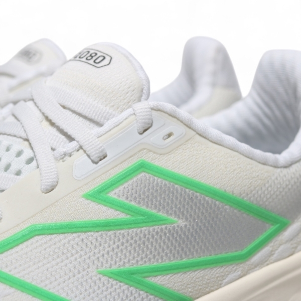 NEW BALANCE 慢跑鞋 Fresh Foam X 1080v14 白 螢光綠 2E寬楦 男 M108014E
