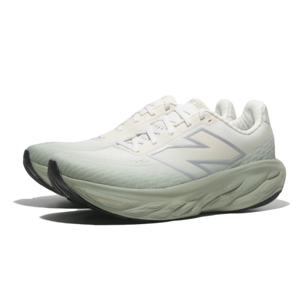 NEW BALANCE 慢跑鞋 Fresh Foam X 1080v14 奶白 抹茶綠  2E寬楦 男 M108014L