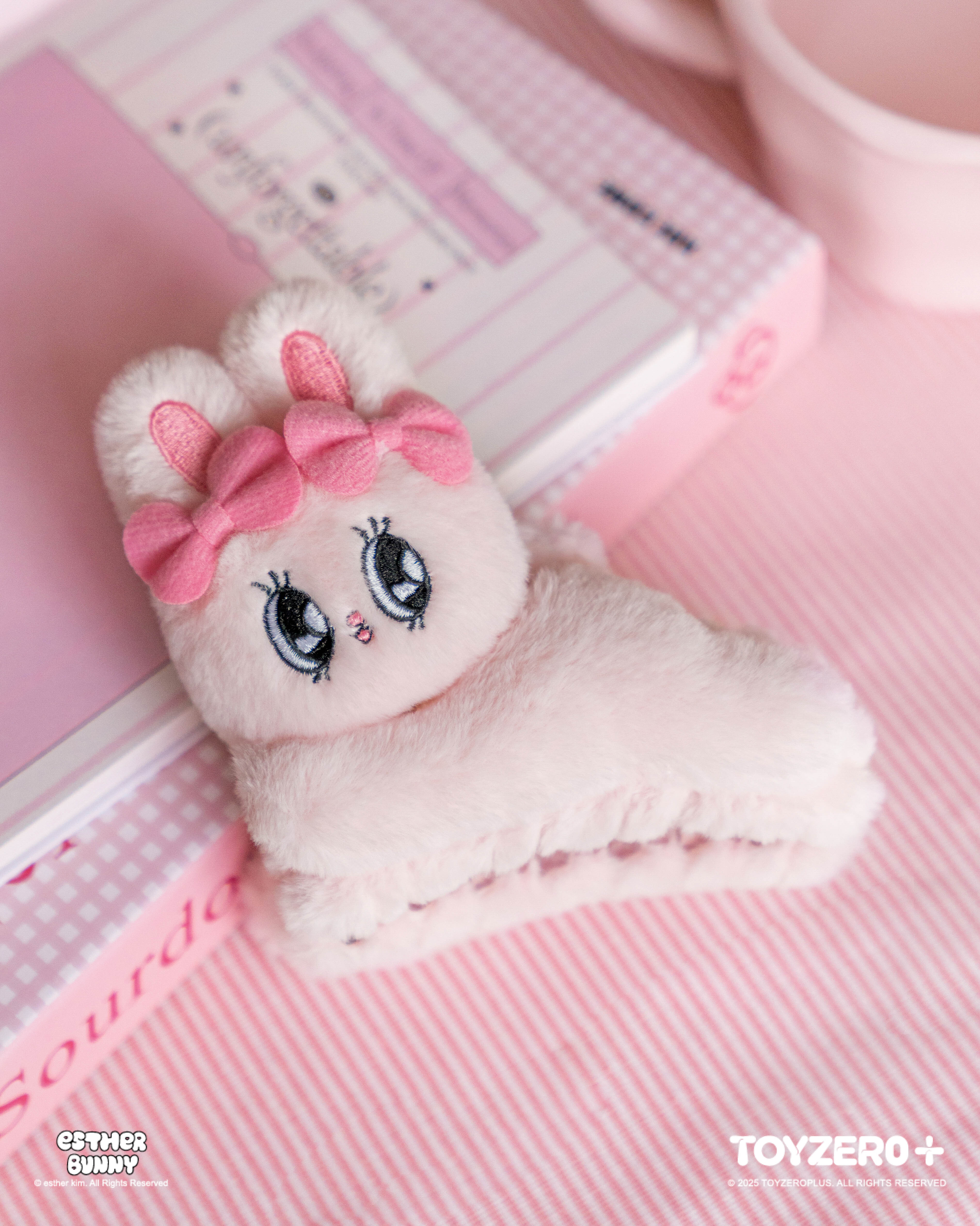 Esther Bunny艾絲樂小兔 - 毛絨抓夾 (Ribbon Bunny)