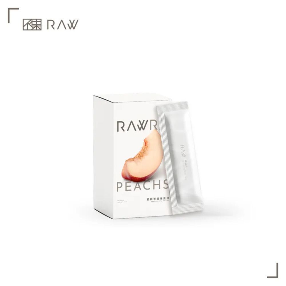(箱購) RAW 裸 蜜桃淨潤_裸肌凍 20 gX8條X12盒_同商品買一送一