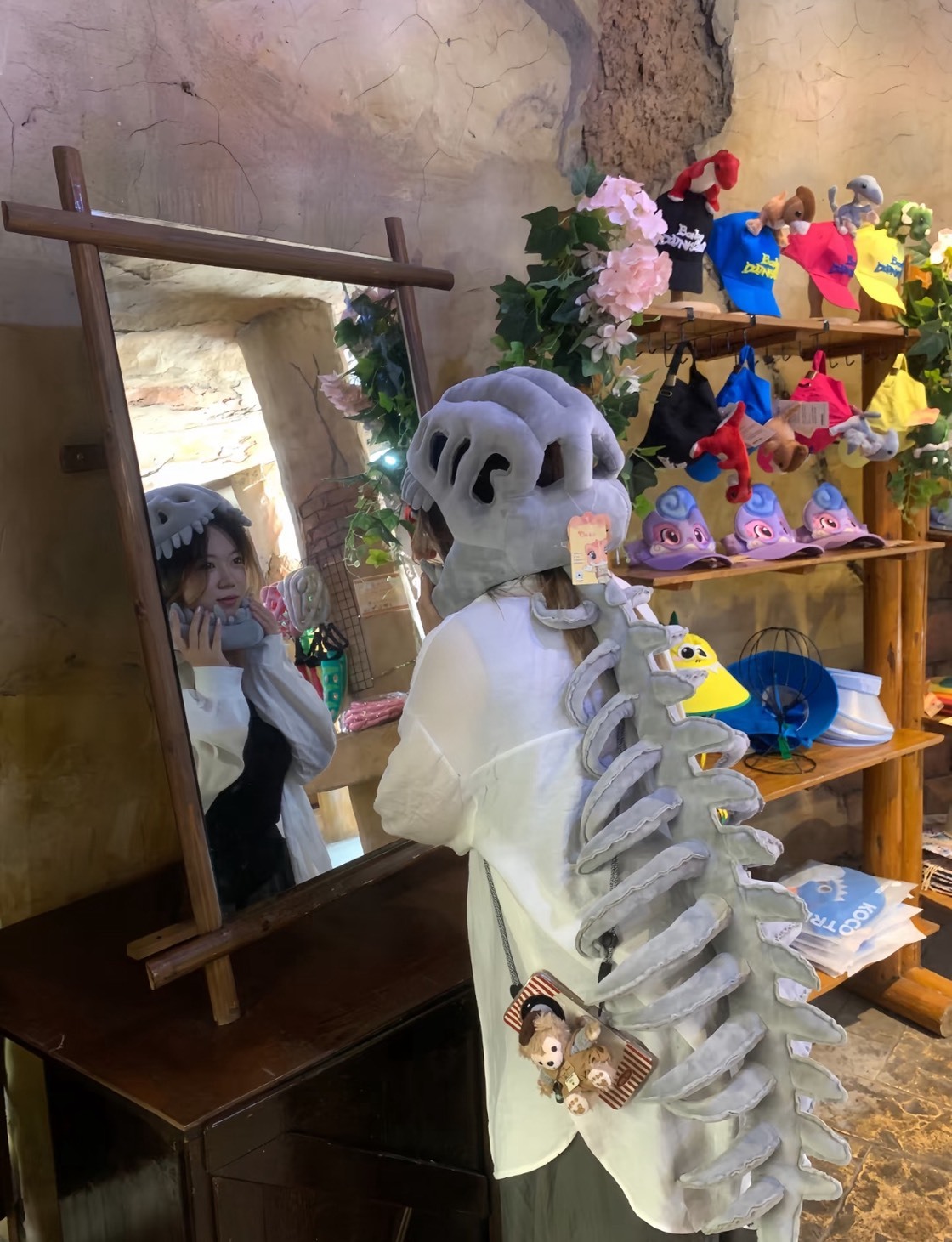 <可愛又搞怪🦖> 化石萌龍 恐龍頭套!!!