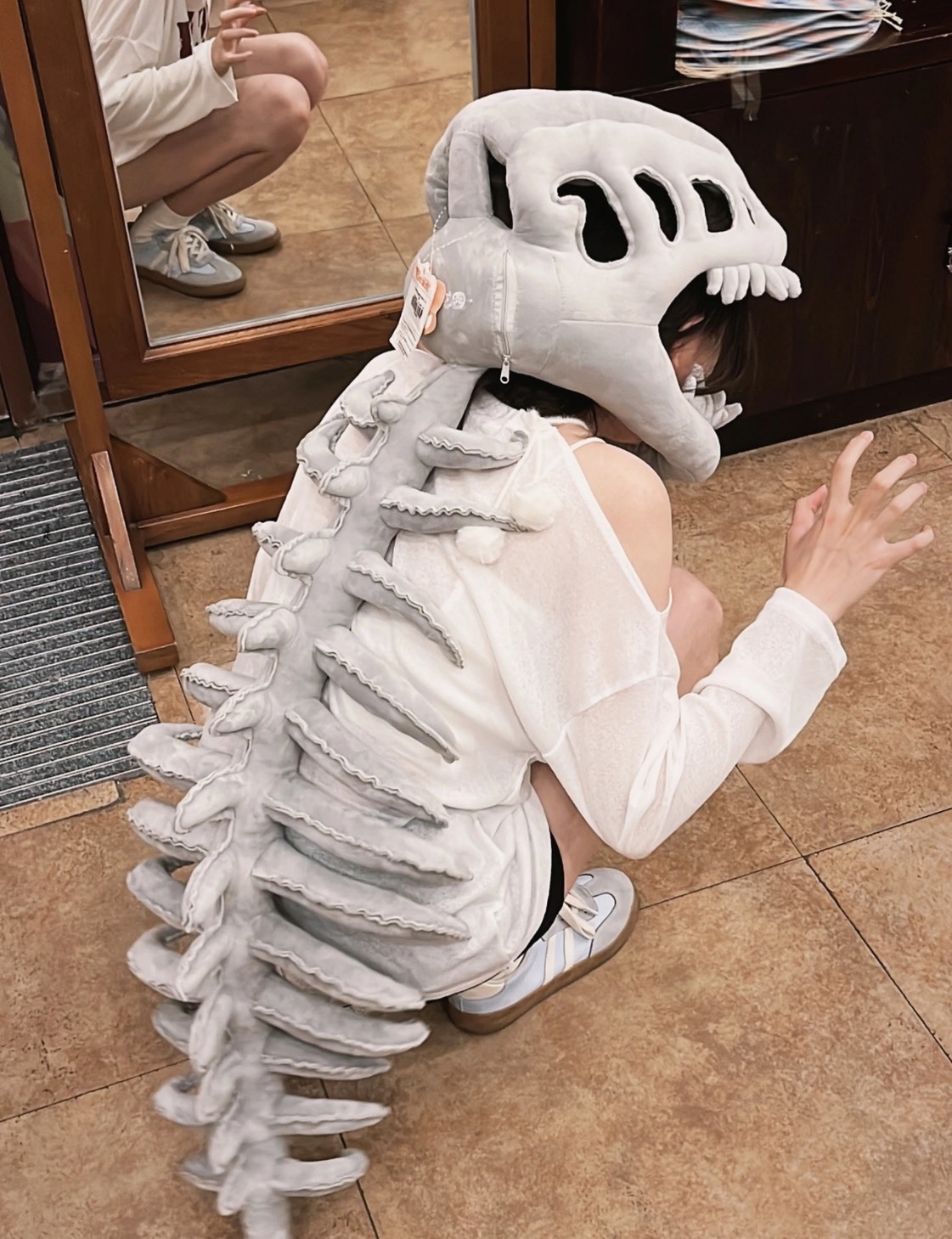 <可愛又搞怪🦖> 化石萌龍 恐龍頭套!!!