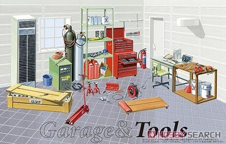 富士美模型 組裝模型 1/24 工具配件組