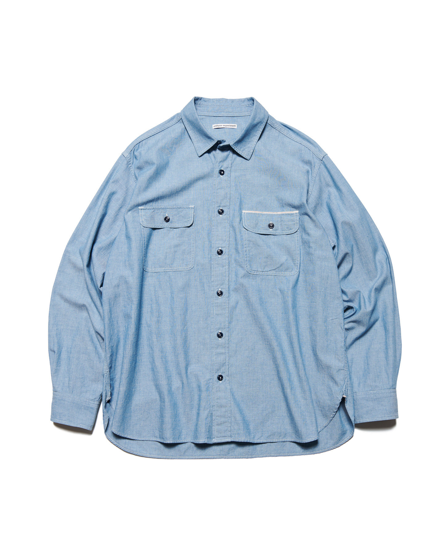 トップス uniform experiment WASHED CHAMBRAY SHIRT sophnet
