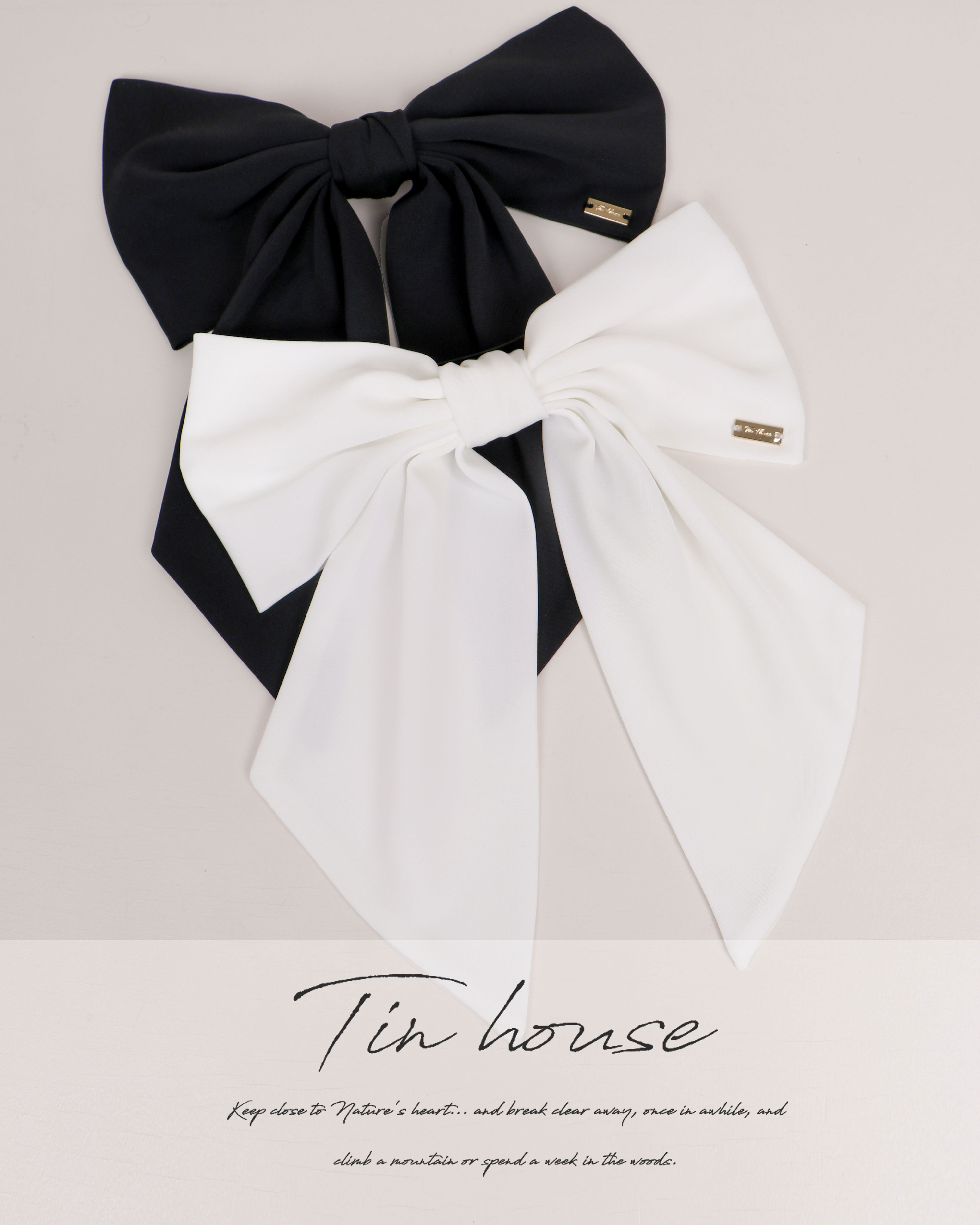 限定-浪漫巨大蝴蝶結髮夾