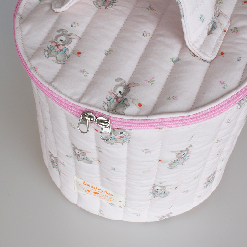 OOPS!｜  Bunny Cylinder Bag (粉色) 收納包