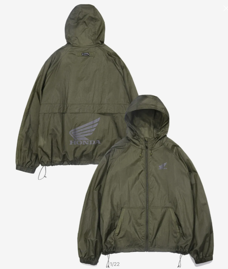 HONDA 本田 /  本田 PERTEX Wind Breaker_Khaki / HFS1JK306AKH /  AUG25