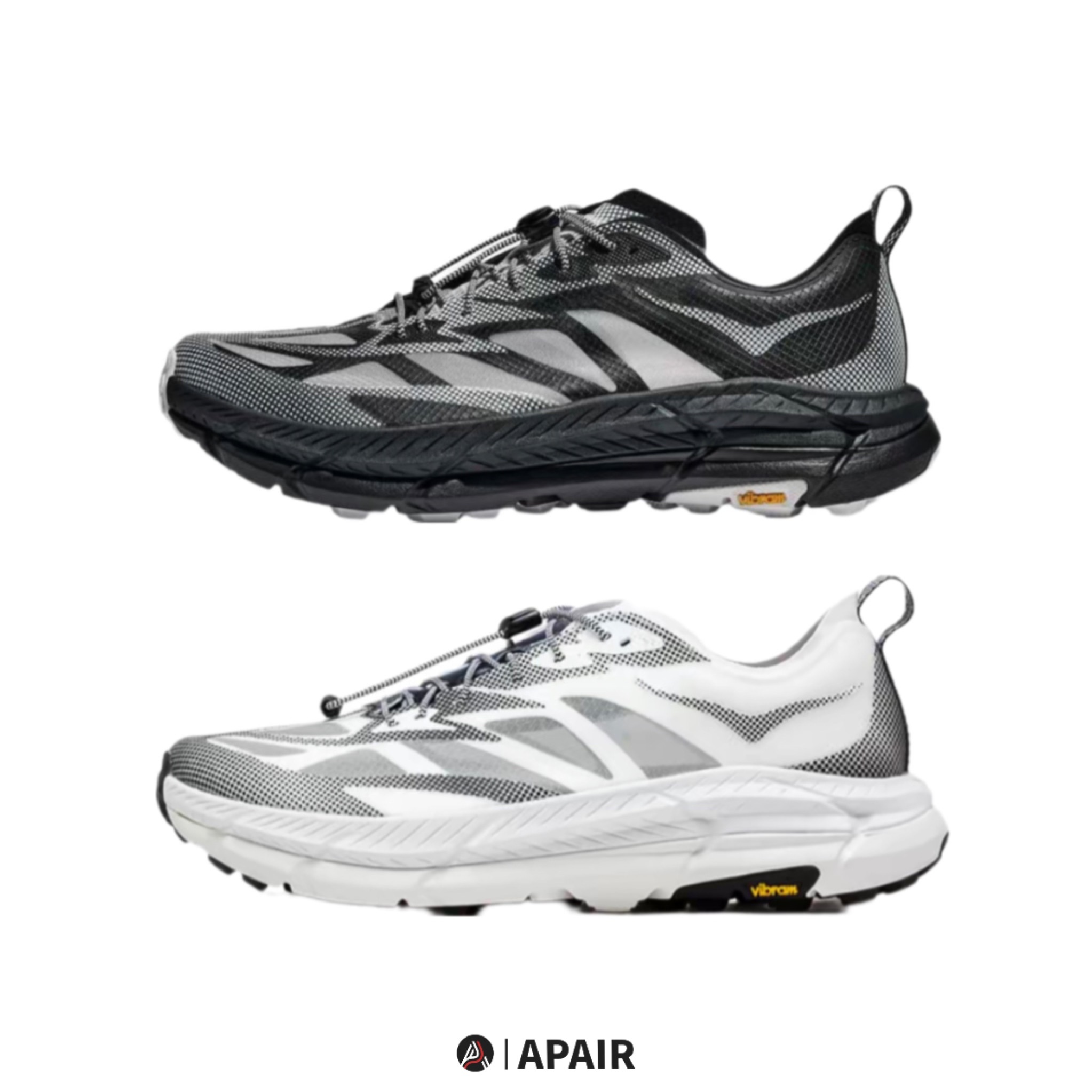 【APAIR】預購 Hoka one one Mafate Speed 4 lite 男女鞋 越野跑鞋 機能跑鞋 白黑 黑銀 兩色 1168971-WBLC 1168971-BWHT