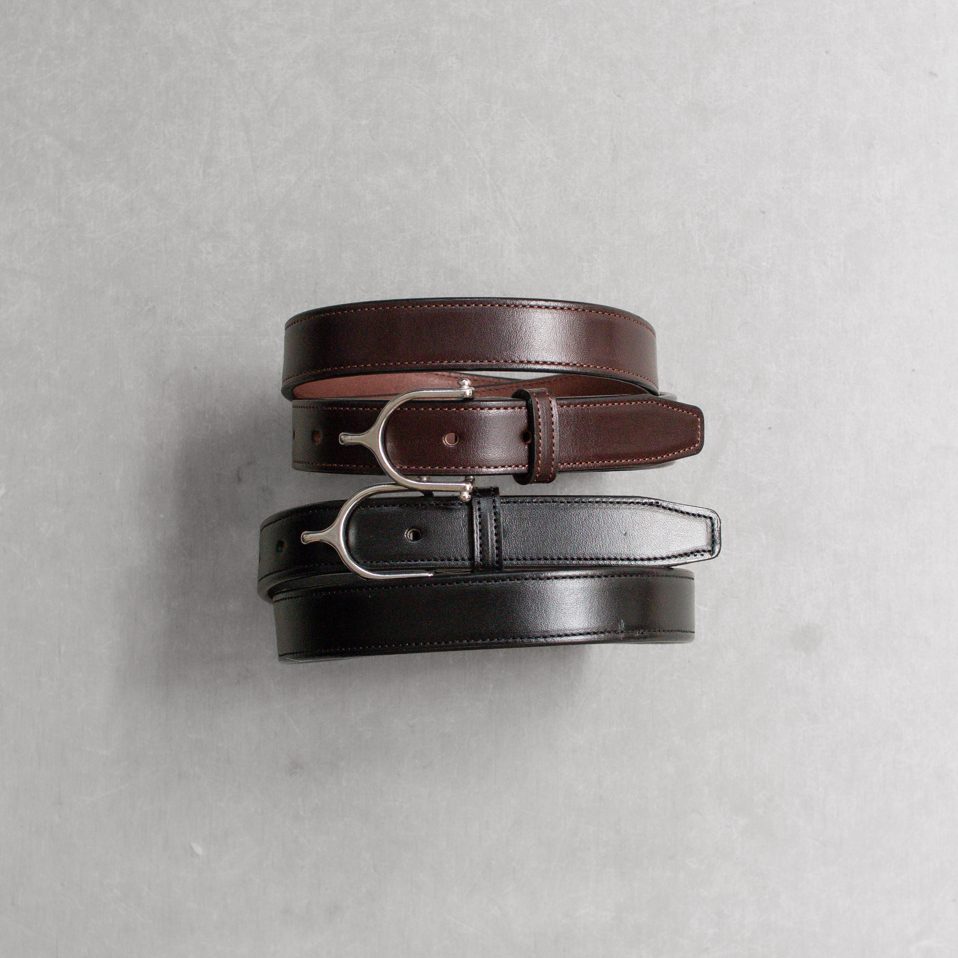 TORY LEATHER SILVER SPUR BELT  美國製 馬刺 銀扣 牛皮 皮帶 腰帶